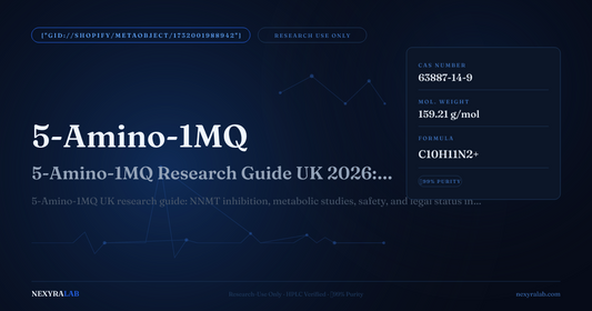 5-Amino-1MQ Research Guide UK 2026: NNMT Inhibition & Metabolic Studies