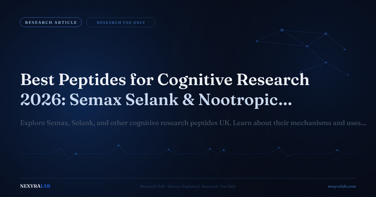 Best Peptides for Cognitive Research 2026: Semax Selank & Nootropic Studies