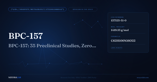 BPC-157: 35 Preclinical Studies, Zero Controlled Human Trials — What Researchers Need to Know