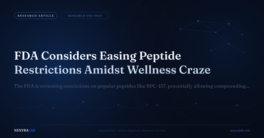 FDA Considers Easing Peptide Restrictions Amidst Wellness Craze