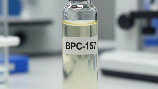 BPC-157 vial in a research setting.