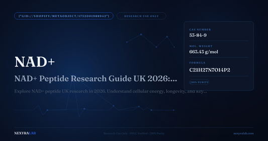 NAD+ Peptide Research Guide UK 2026: Cellular Energy Longevity & Key Studies