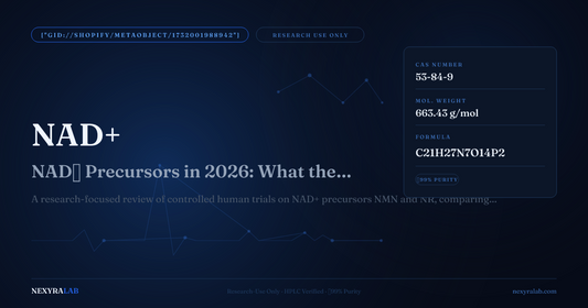 NAD⁺ Precursors in 2026: What the Controlled Human Trials Actually Show
