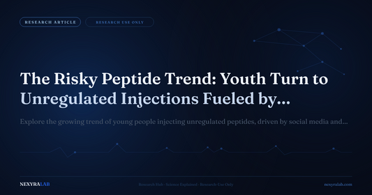 The Risky Peptide Trend: Youth Turn to Unregulated Injections Fueled by Social Media
